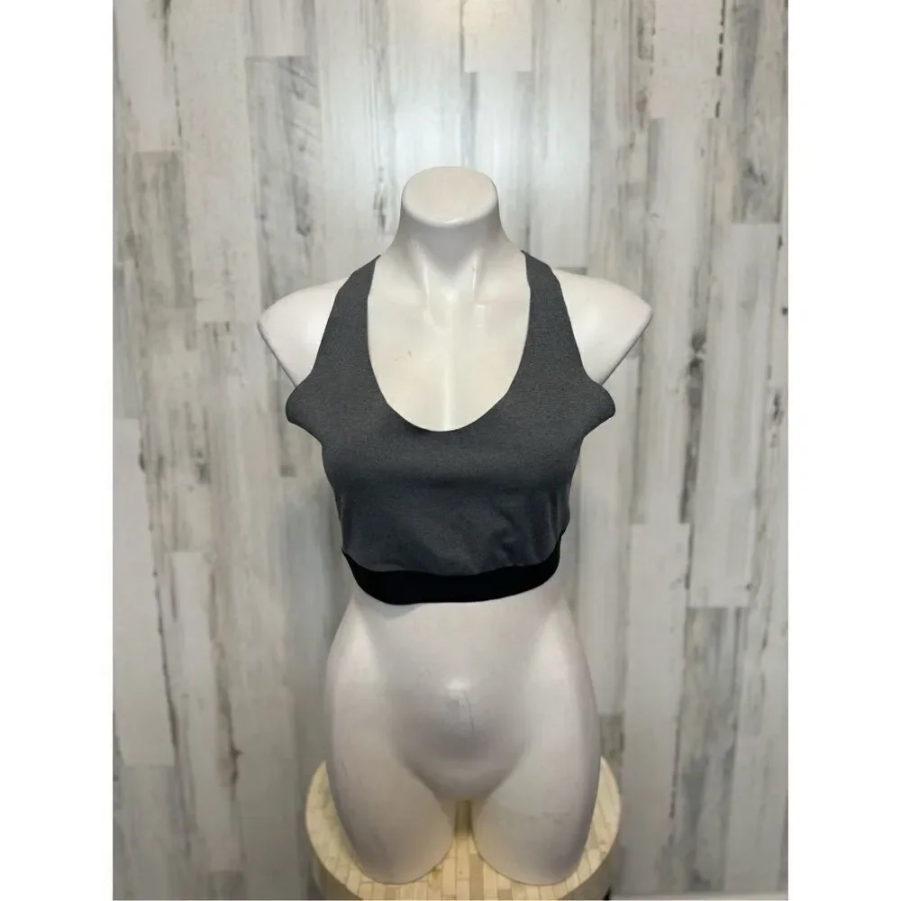 All in motion gray sports bra